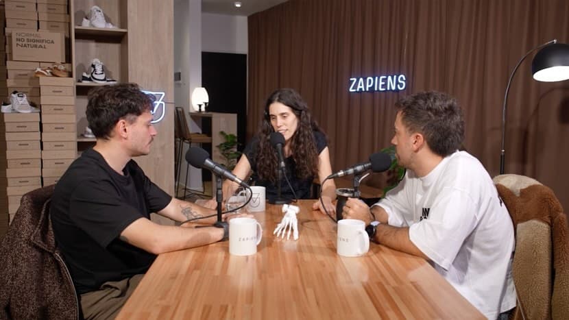 mesa de podcast